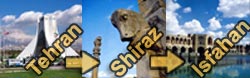 Tehran, Shiraz, Isfahan tour